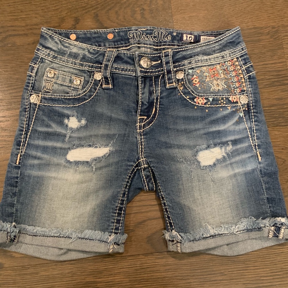 CUTE Girls Miss Me Shorts - Size 10
